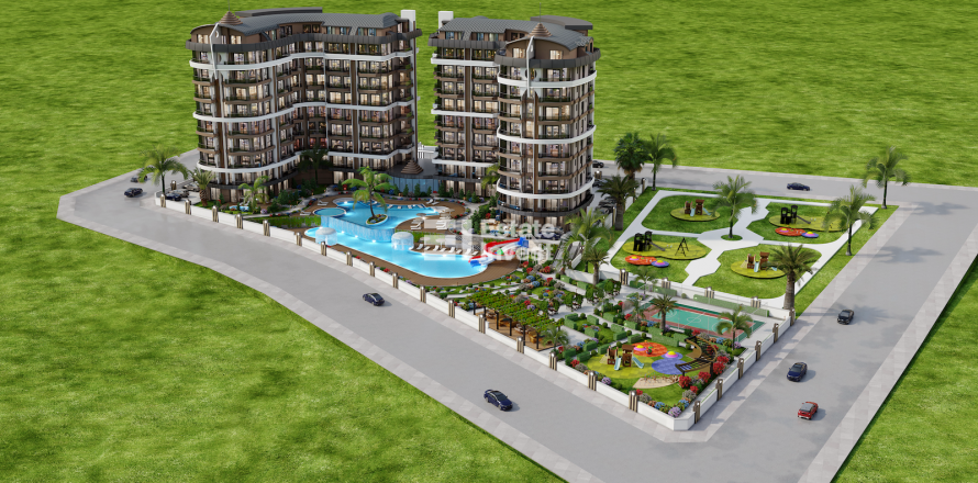 3+1 Lägenhet i Alanya, Antalya, Turkiet Nr. 175192