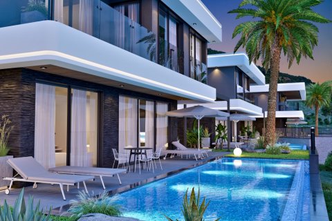 3+1 Villa  i Alanya, Antalya, Tyrkiet Nr. 169004
