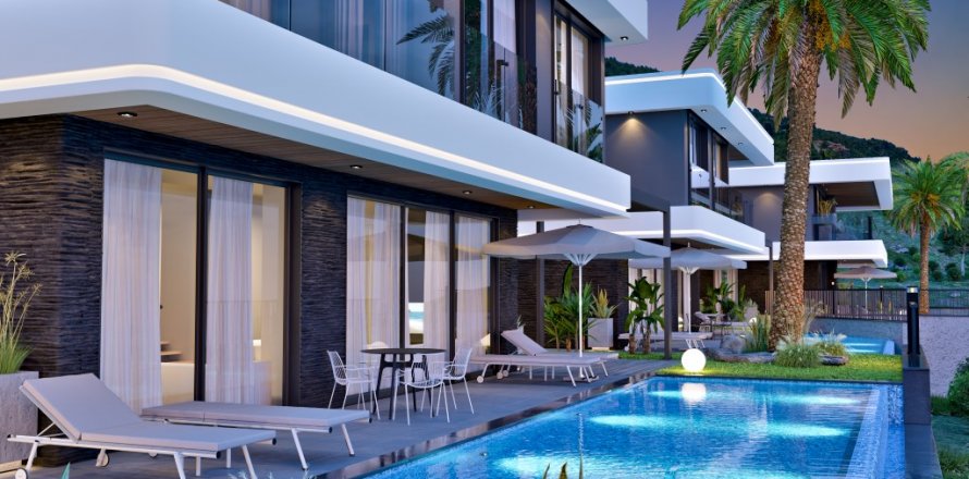 3+1 Villa  in Alanya, Antalya, Turkey No. 169004