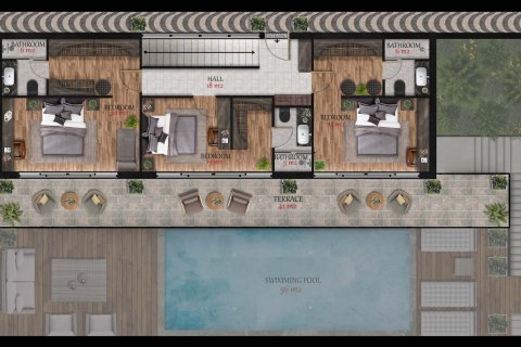 Villa Riviera Villas Marmaris 3+1, Marmaris, Muğla, Türkiye №187243 - 2