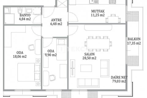 Продажа квартиры в Стамбуле, Турция 3+1, 181м2, №184813 – фото 24