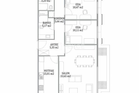 Продажа квартиры в Стамбуле, Турция 3+1, 181м2, №184813 – фото 28