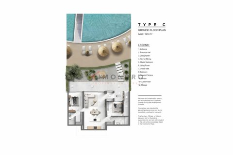 1+1 Leilighet  i Kayalar, Girne,  Nr. 193185 - 19