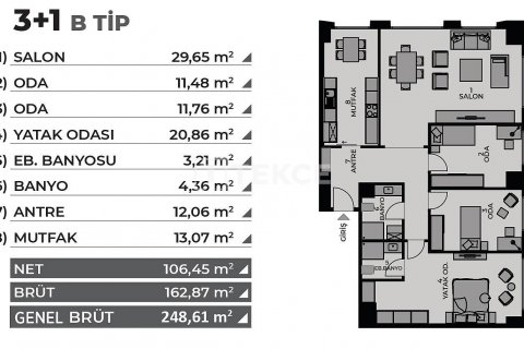 3+1 Leilighet i Istanbul, Tyrkia Nr. 45250 - 26