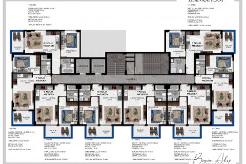 Продажа квартиры в Авсалларе, Анталье, Турция 1+1, 55м2, №180974 – фото 14