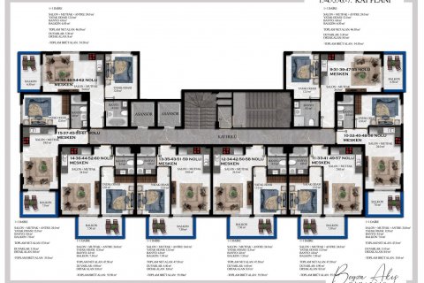 Продажа квартиры в Авсалларе, Анталье, Турция 1+1, 55м2, №180974 – фото 15