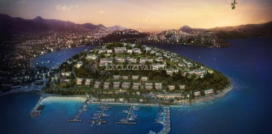 5+1 Villa i Bodrum, Mugla, Tyrkiet Nr. 178834