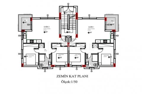 Dubleks daire  2+1  Girne,  №188230 - 22