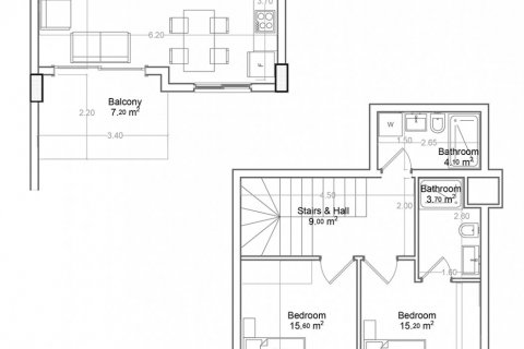 2+1 Penthouse in Yekta Green Life Gazipasa Residence, Gazipasa, Antalya, Turkey No. 160798