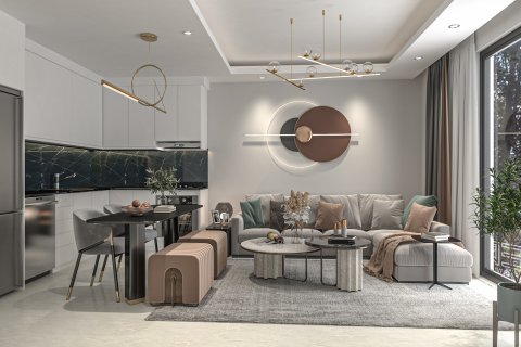 1+1 Lejlighed  i Alanya, Antalya, Tyrkiet Nr. 163408