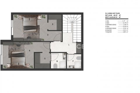 1+1 Wohnung in Aksu, Antalya, Türkei Nr. 193312 - 5