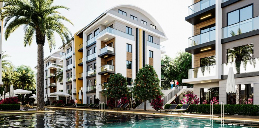 1+1 Leilighet i Okurcalar, Alanya, Antalya, Tyrkia Nr. 179880