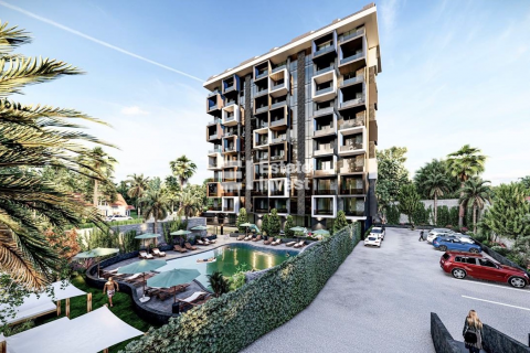 1+1 Lejlighed  i Alanya, Antalya, Tyrkiet Nr. 173235