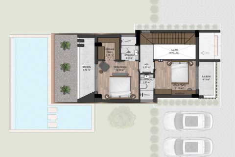 Villa for sale  in Antalya, Turkey, 3 bedrooms, 115m2, No. 170256 – photo 6