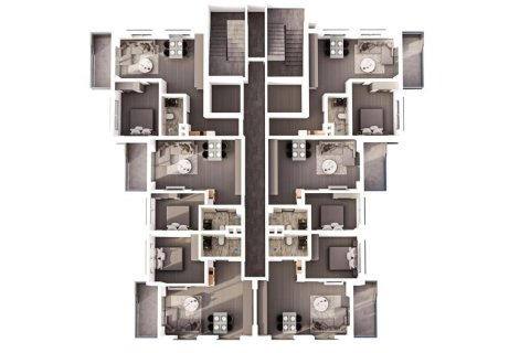 Apartment for sale in Alanya, Antalya, Turkey, 46m2, No. 186262 – photo 19