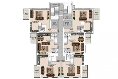 Apartment for sale in Alanya, Antalya, Turkey, 46m2, No. 186262 – photo 26