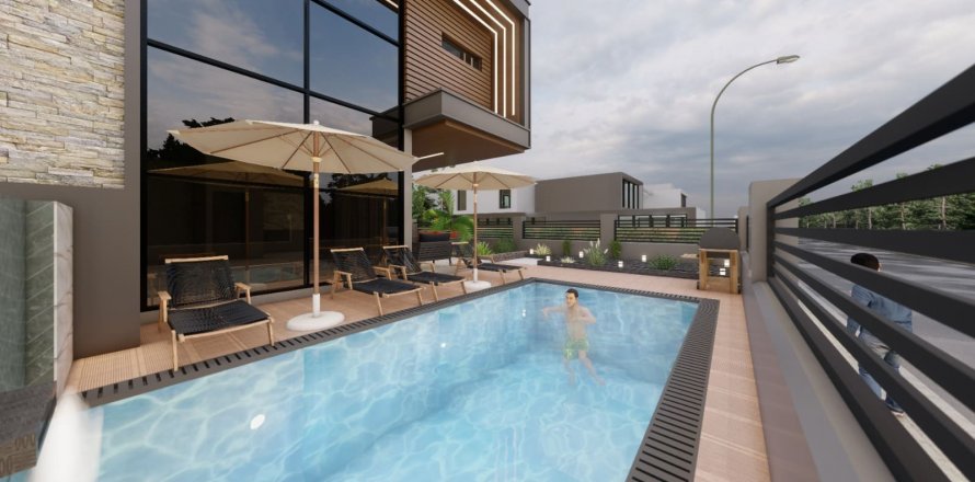 4+1 Villa  i Antalya, Tyrkia Nr. 170206