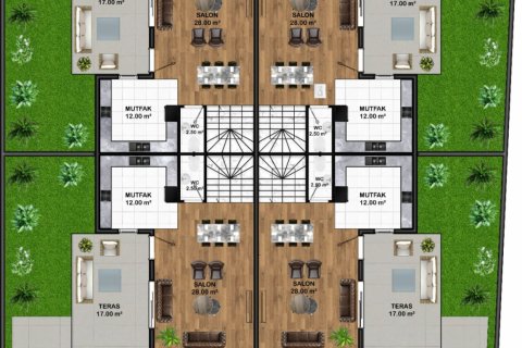4+1 Villa  i Antalya, Tyrkia Nr. 170206 - 3