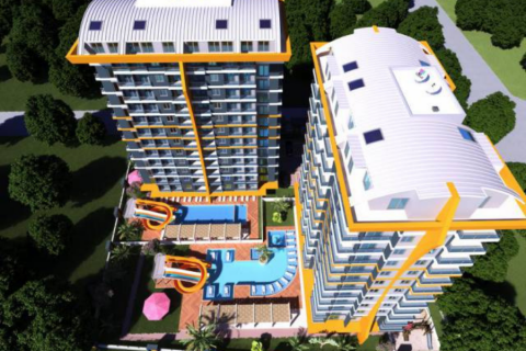 2+1 Lejlighed  i Alanya, Antalya, Tyrkiet Nr. 170164