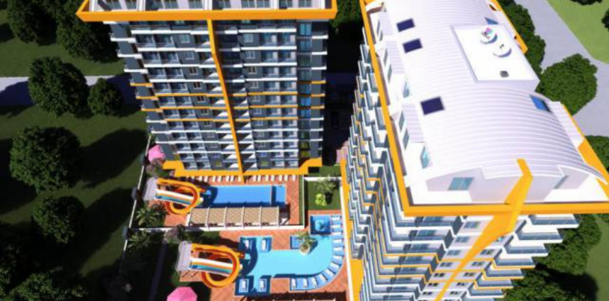 2+1 Lägenhet  i Alanya, Antalya, Turkiet Nr. 170164