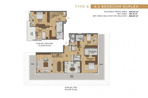 Apartment for sale  in Istanbul, Turkey, 189m2, No. 186099 – photo 23