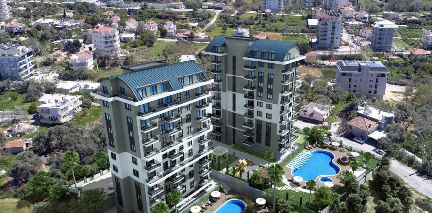 1+1 Lejlighed  i Avsallar, Antalya, Tyrkiet Nr. 180986
