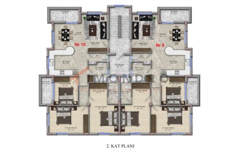 Продажа квартиры  в Северном Кипре 1+1, 56м2, №170627 – фото 12