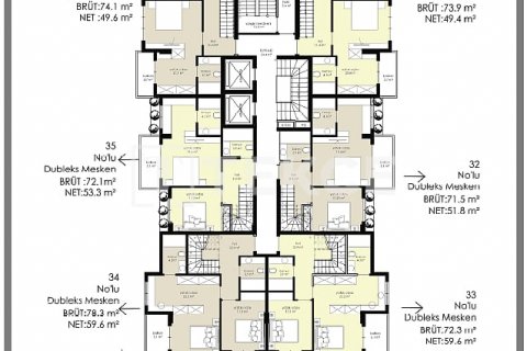 Apartment for sale in Alanya, Antalya, Turkey, 2 bedrooms, 73m2, No. 169541 – photo 4
