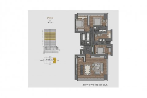 Продажа квартиры  в Шишли, Стамбуле, Турция 2 комн., 110м2, №169537 – фото 20