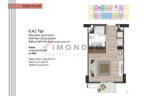 Wohnung in Kepez, Antalya, Türkei Nr. 161486 - 16