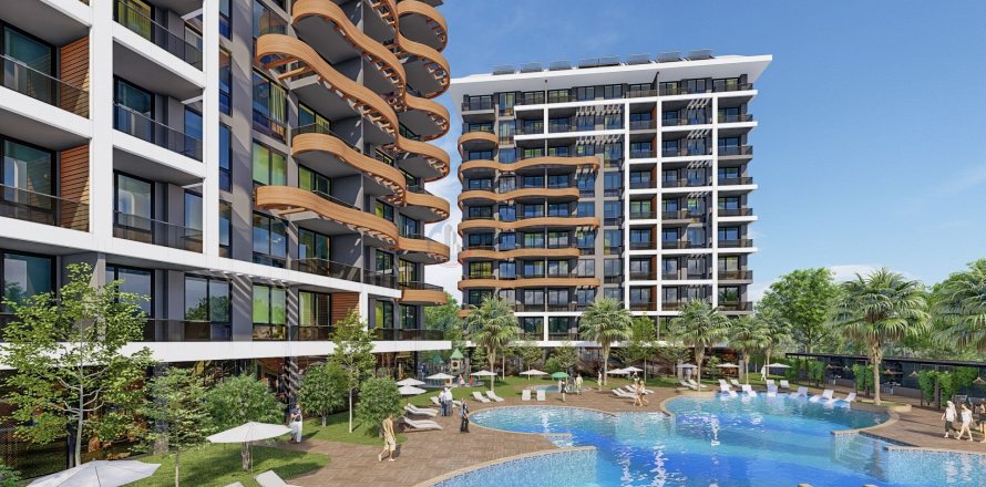 2+1 Lejlighed i Alanya, Antalya, Tyrkiet Nr. 211580