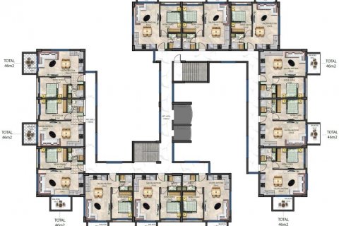Продажа квартиры в Аланье, Анталье, Турция 2 комн., 46м2, №186224 – фото 10