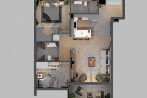 Wohnung in Antalya, Türkei Nr. 186271 - 3