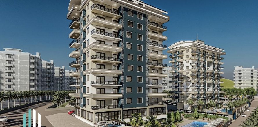 آپارتمان در  Alanya ، ترکیه 57 متر مربع.  شماره 186266