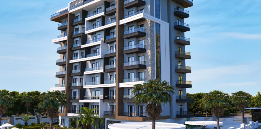 1+1 Lejlighed i Alanya, Antalya, Tyrkiet Nr. 211404