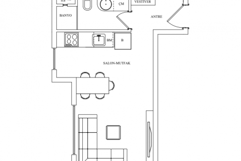 Apartment for sale  in Avsallar, Antalya, Turkey, 1 bedroom, 61m2, No. 179970 – photo 16