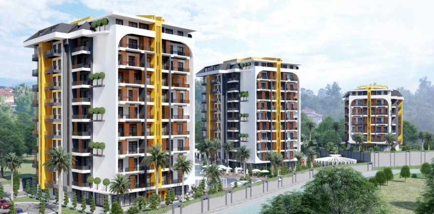 Daire  1+1  Avsallar, Antalya, Türkiye №179954