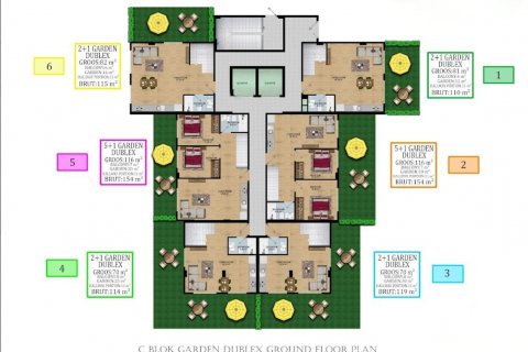 Продажа квартиры в Авсалларе, Анталье, Турция 1+1, 51м2, №179968 – фото 22