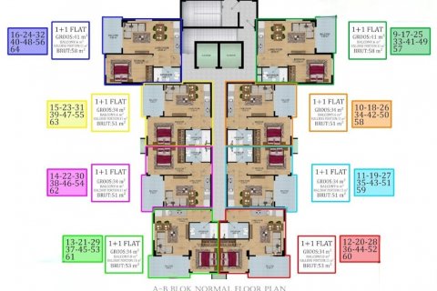 Продажа квартиры в Авсалларе, Анталье, Турция 1+1, 51м2, №179968 – фото 14