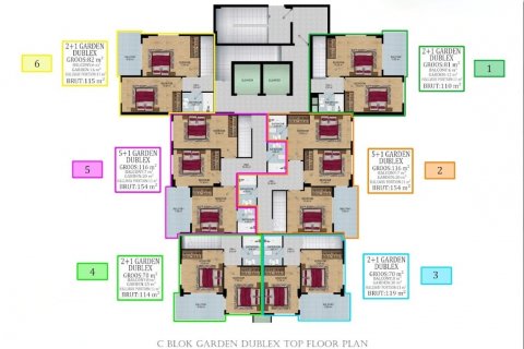 Продажа квартиры в Авсалларе, Анталье, Турция 1+1, 51м2, №179968 – фото 23