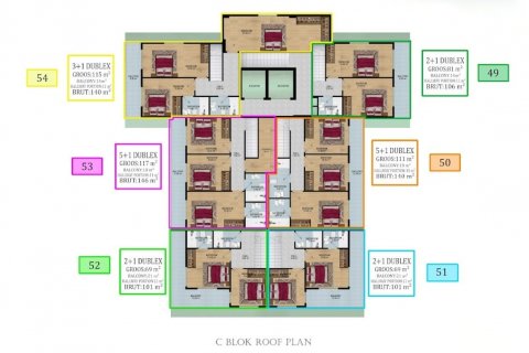 Продажа квартиры в Авсалларе, Анталье, Турция 1+1, 51м2, №179968 – фото 21