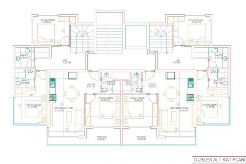 1+1 Lägenhet i Alanya, Antalya, Turkiet Nr. 51821 - 8
