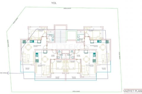 1+1 Lägenhet i Alanya, Antalya, Turkiet Nr. 51821 - 6
