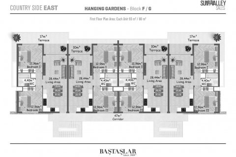 Продажа квартиры  в Северном Кипре 2+1, 75м2, №188771 – фото 2