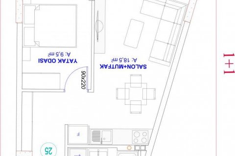 Wohnung in Kepez, Canakkale, Türkei Nr. 159087 - 14