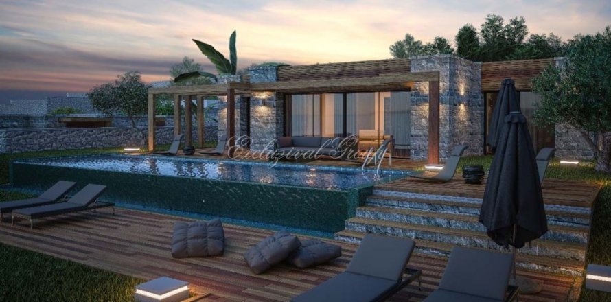 3+1 Villa  i Bodrum, Mugla, Turkiet Nr. 179071
