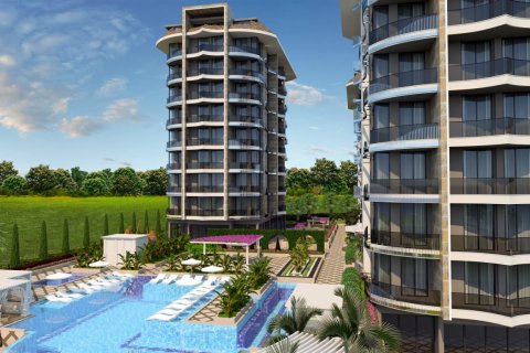 1+1 Lejlighed  i Alanya, Antalya, Tyrkiet Nr. 166127