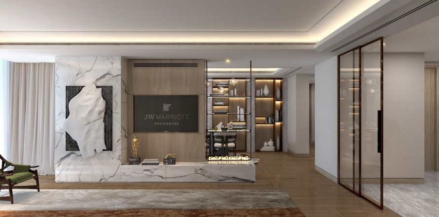 3+1 Apartment in JW Marriott Residences Tarabya, Istanbul, Turkey No. 162696