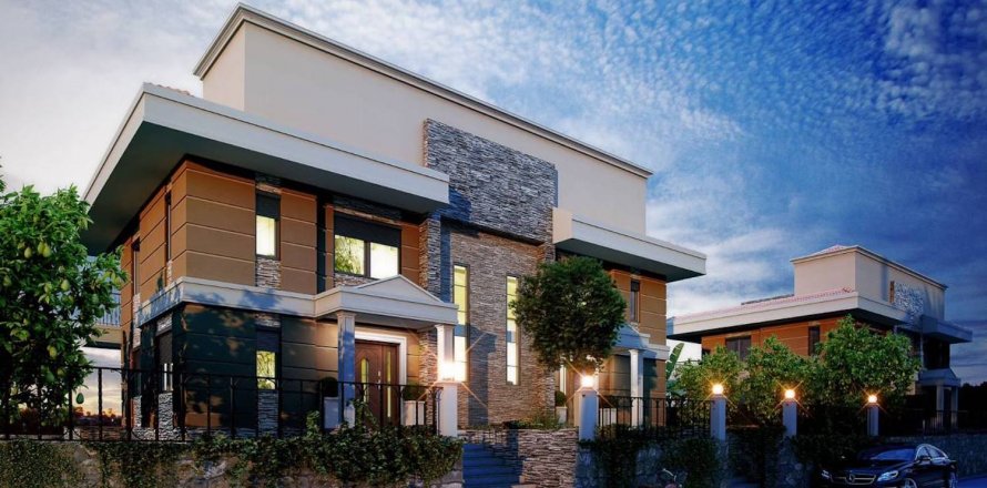 3+1 Villa i Alanya, Antalya, Tyrkia Nr. 173005