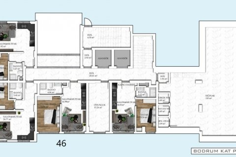 Apartment for sale in Avsallar, Antalya, Turkey, 1 bedroom, 55m2, No. 47427 – photo 2